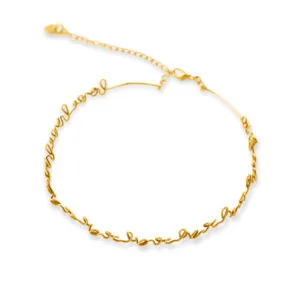 Ogrlica choker personalizovani text